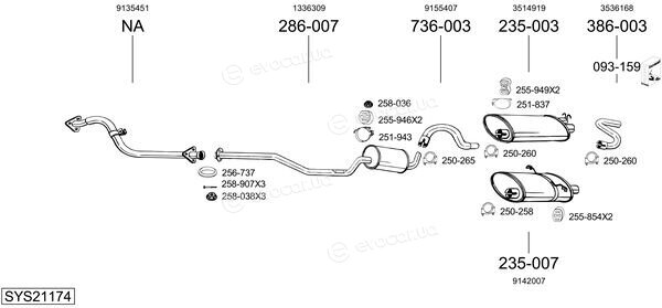 Bosal SYS21174