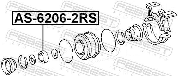 Febest AS-6206-2RS