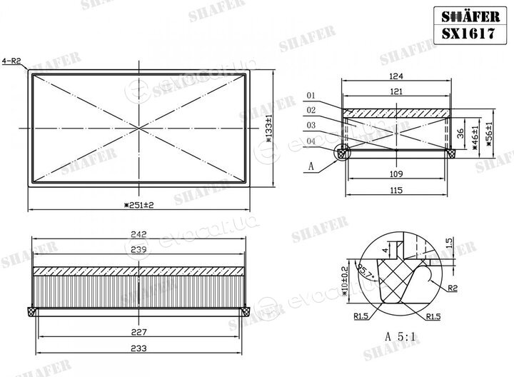 Shafer SX1617