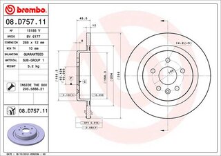 Brembo 08.D757.11