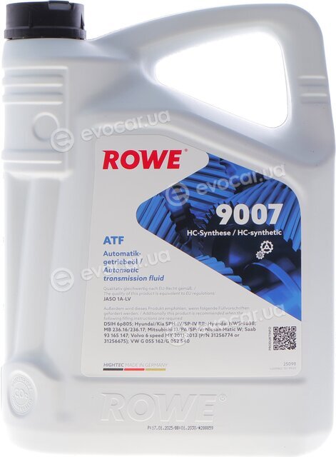 Rowe 25098-0050-99