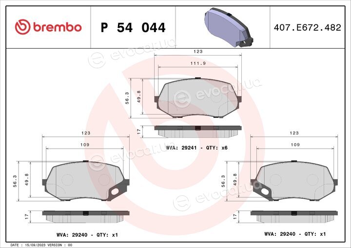 Brembo P 54 044