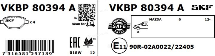 SKF VKBP 80394 A
