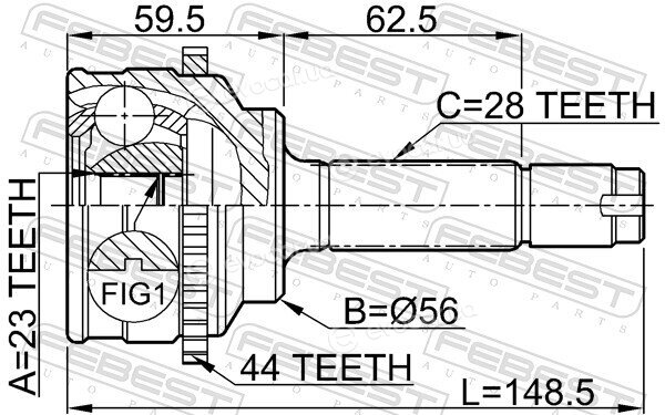 Febest 0510-039A44