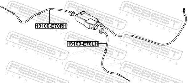 Febest 19100-E70LH