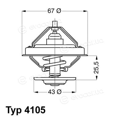 Wahler / BorgWarner 4105.71D