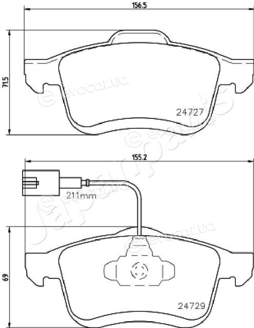 Japanparts PA-0221AF
