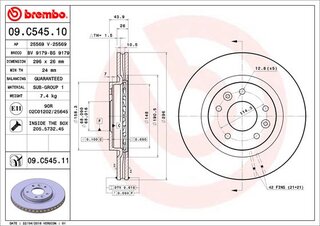 Brembo 09.C545.11