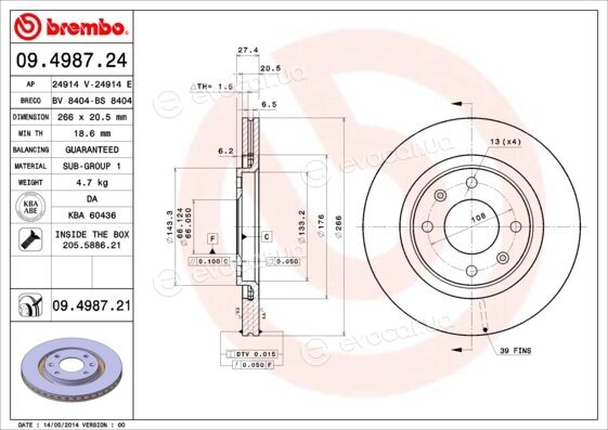 Brembo 09.4987.21