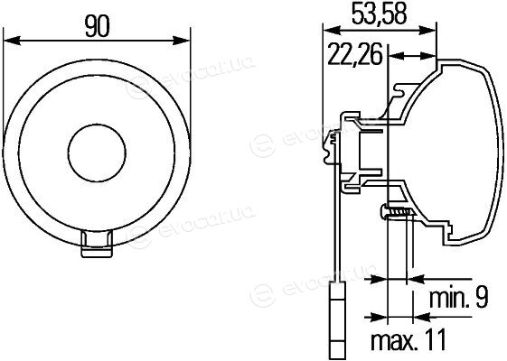 Hella 2PF 965 039-071