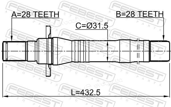 Febest 1212-SFCM