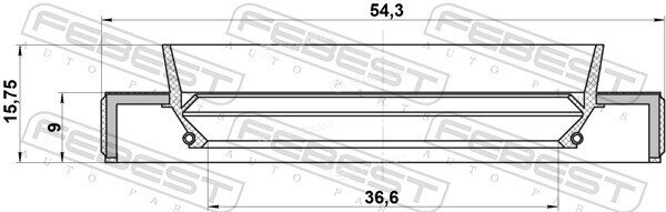 Febest 95HBY-38540916R