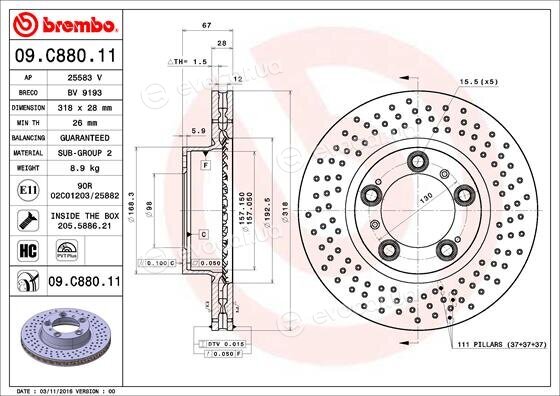 Brembo 09.C880.11