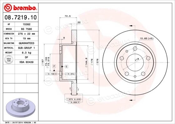 Brembo 08.7219.10
