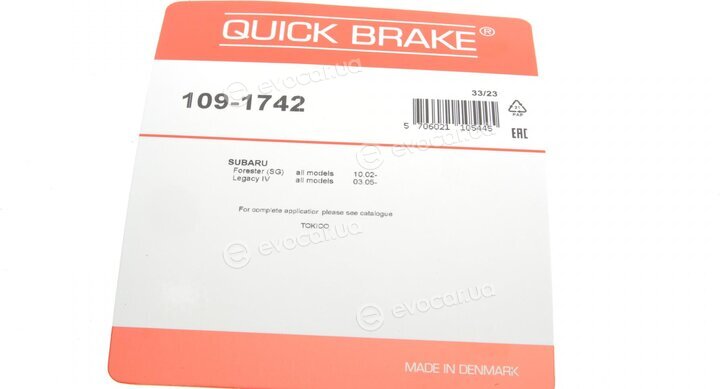 Kawe / Quick Brake 109-1742