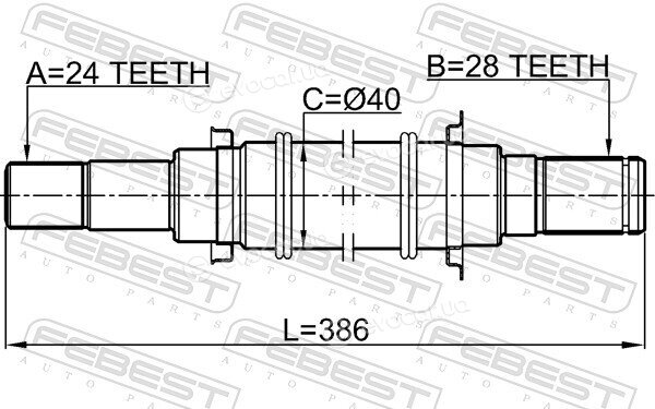 Febest 0512-BL16MT