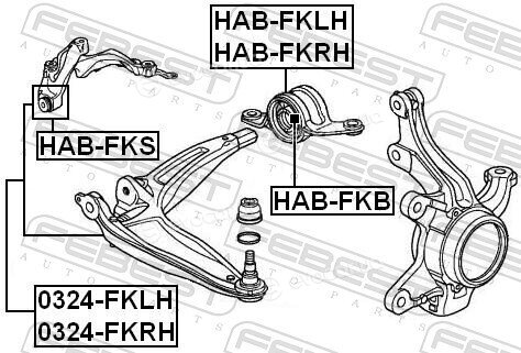 Febest HAB-FKLH