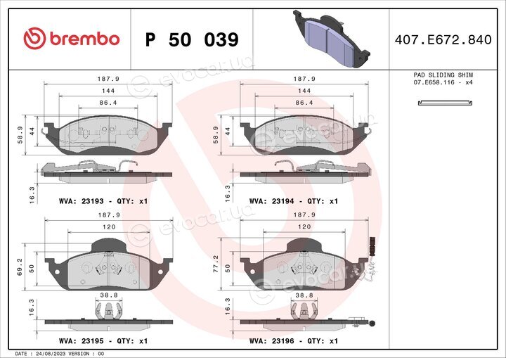 Brembo P 50 039