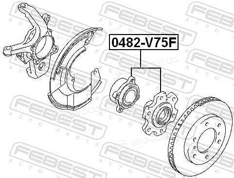 Febest 0482-V75F