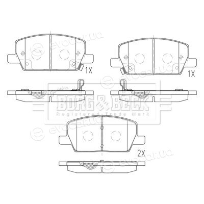 Borg & Beck BBP2850