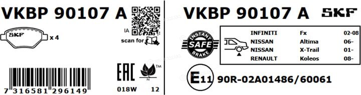 SKF VKBP 90107 A