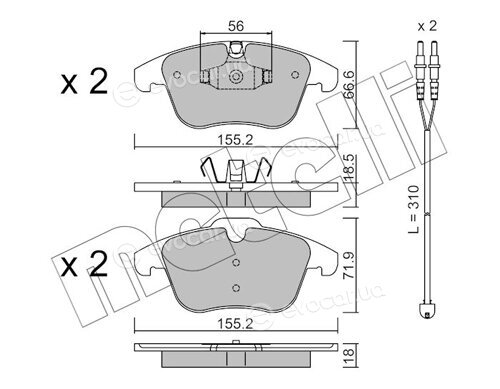 Metelli 22-0675-5K