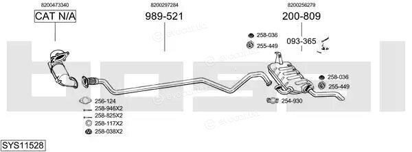 Bosal SYS11528