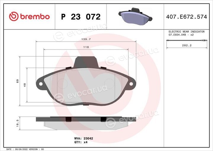 Brembo P 23 072