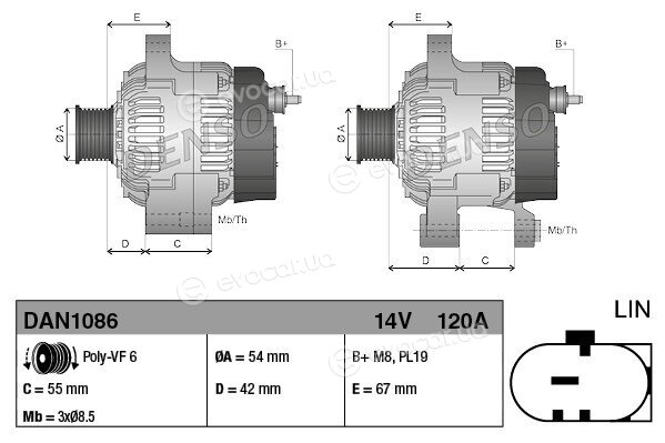 Denso DAN1086