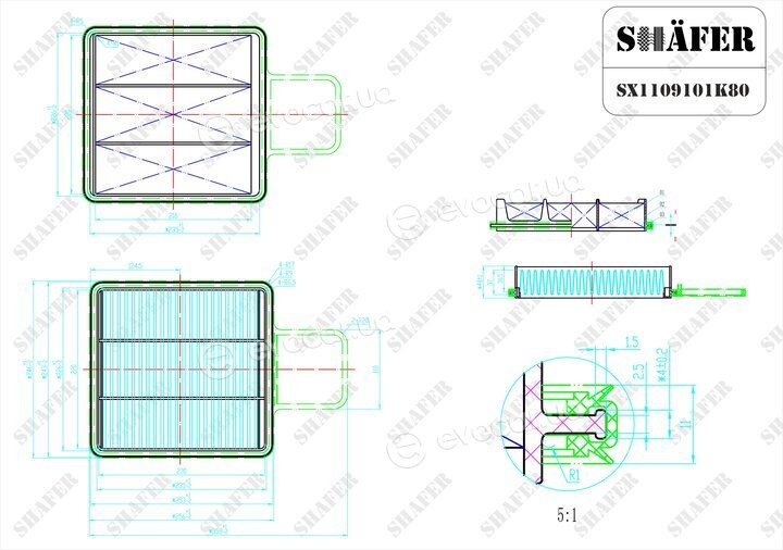 Shafer SX1109101K80