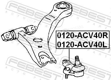 Febest 0120-ACV40R