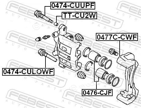 Febest 0474-CUUPF