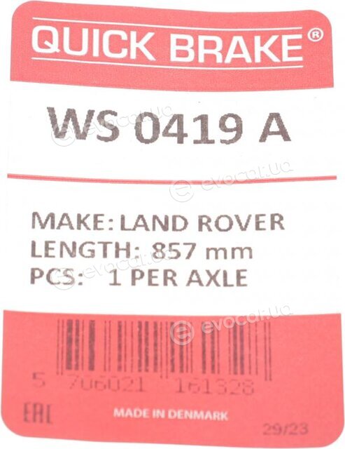 Kawe / Quick Brake WS 0419 A