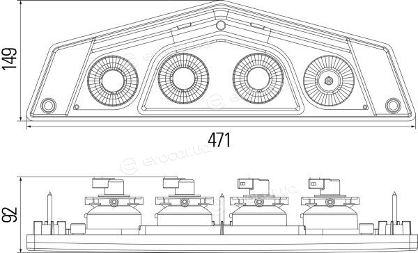 Hella 2VP 012 570-031