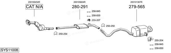 Bosal SYS11008