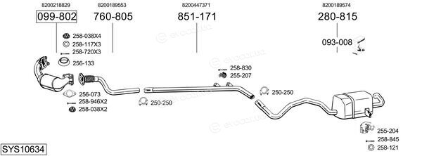 Bosal SYS10634