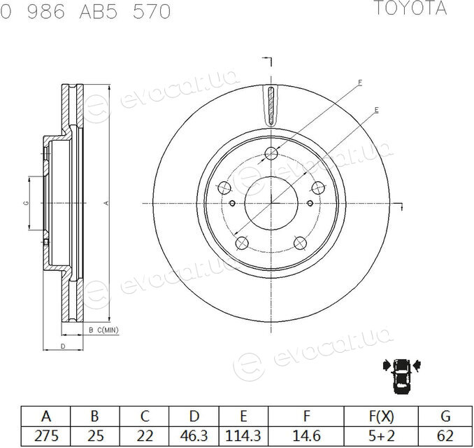 Bosch 1 986 AE0 131