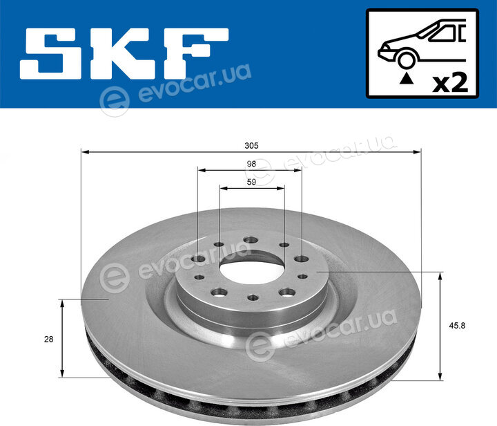 SKF VKBD 80317 V2