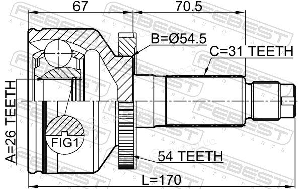 Febest 2210-CARNA54