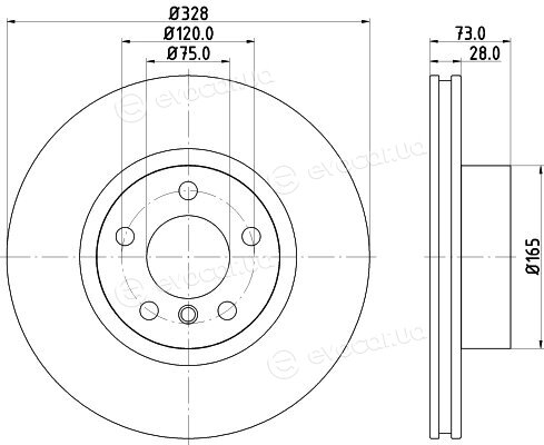 Hella Pagid 8DD 355 119-531