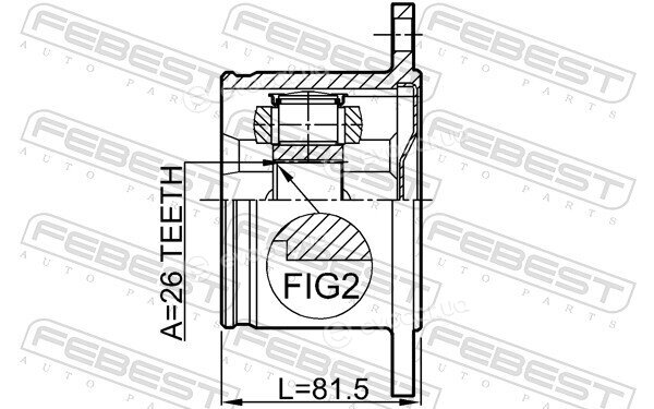 Febest 0211-T30RH