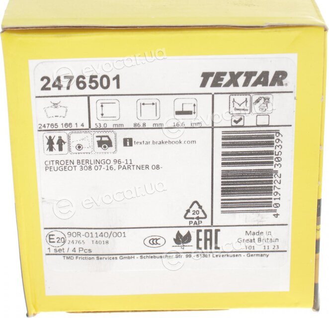 Textar 2476501