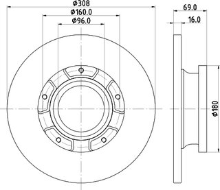 Hella Pagid 8DD 355 126-591