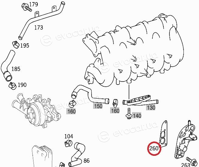 Mercedes-Benz A611 203 0480