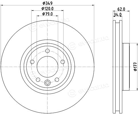 Hella Pagid 8DD 355 132-551