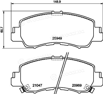 Hella Pagid 8DB 355 040-521