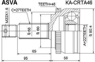 Asva KA-CRTA46