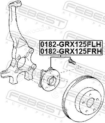 Febest 0182-GRX125FLH