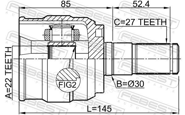 Febest 1211-I30ATLH