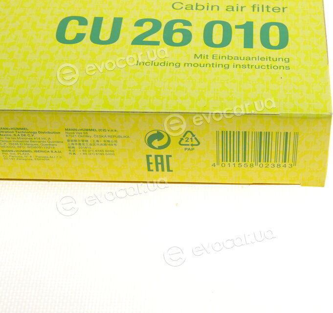 Mann CU 26 010